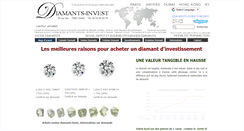 Desktop Screenshot of diamants-invest.com
